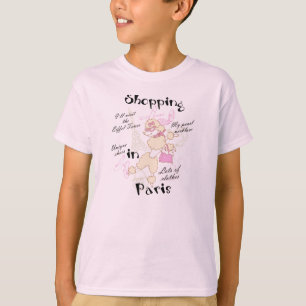 Achat dans le T-shirt de Paris