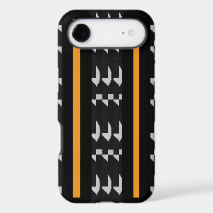 Achempong Noir Echo Carotte Orange Accent Monochro