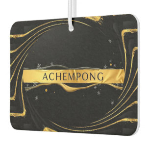 Achempong: The Auric Cascade Opulent Liquid Gold Air Freshener