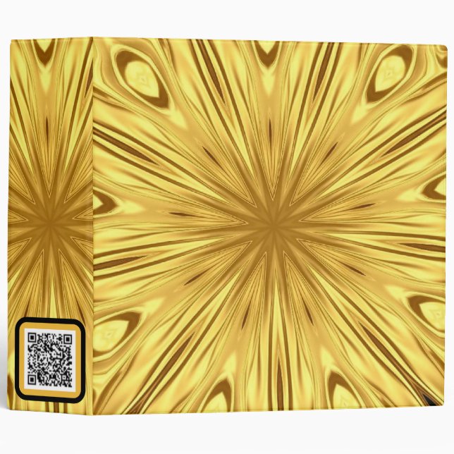 Achempong: The Gilded Zenith 2" | Opulent Gold     Binder (Front/Spine)