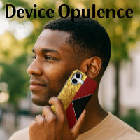 Achempong: The Gilded Zenith Opulent Swirl Crimson