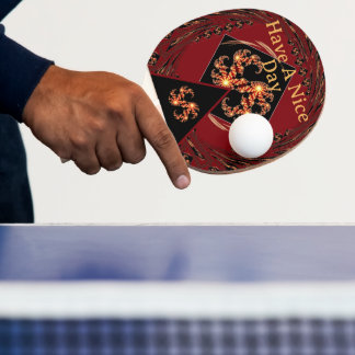 Achempong Zazzle: Passionate Swirl High-Performanc Ping Pong Paddle