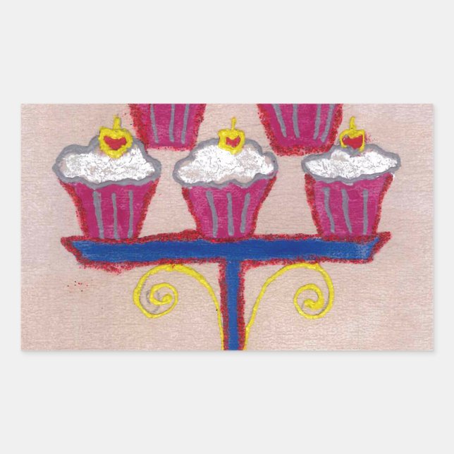Achempong's Artful Inspirational Cupcake Couture Sticker (Front)