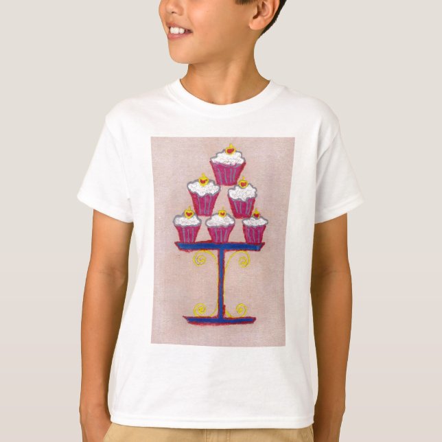 Achempong's Artful Inspirational Cupcake Couture T-Shirt (Front)