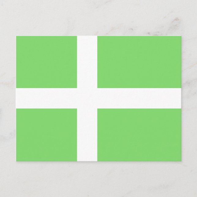 Achen Greenland Proposal, Greenland flag Postcard (Front)