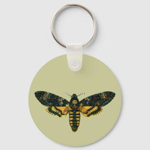 Acherontia atropos (Death's Head Hawkmoth) Keychain