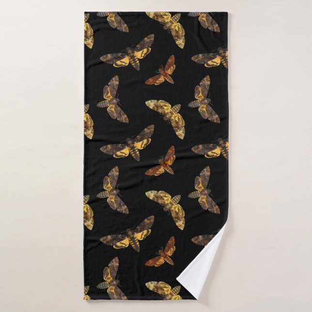 Acherontia Lachesis - Death's-head Hawkmoth Bath Towel (Bath Towel)