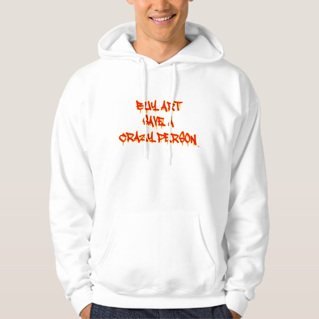 Acheter De L'Art Enregistrer Un Crazy Person Sweat (Devant)