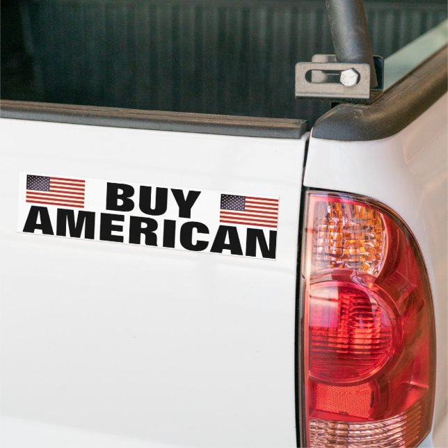 Acheter des autocollants de pare-chocs américains (Sur camion)