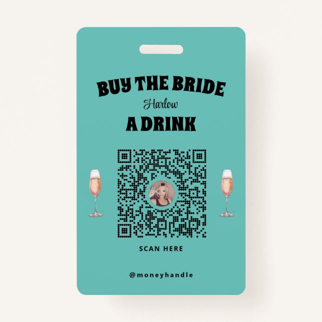Acheter la mariée A Drink Badge (Devant)