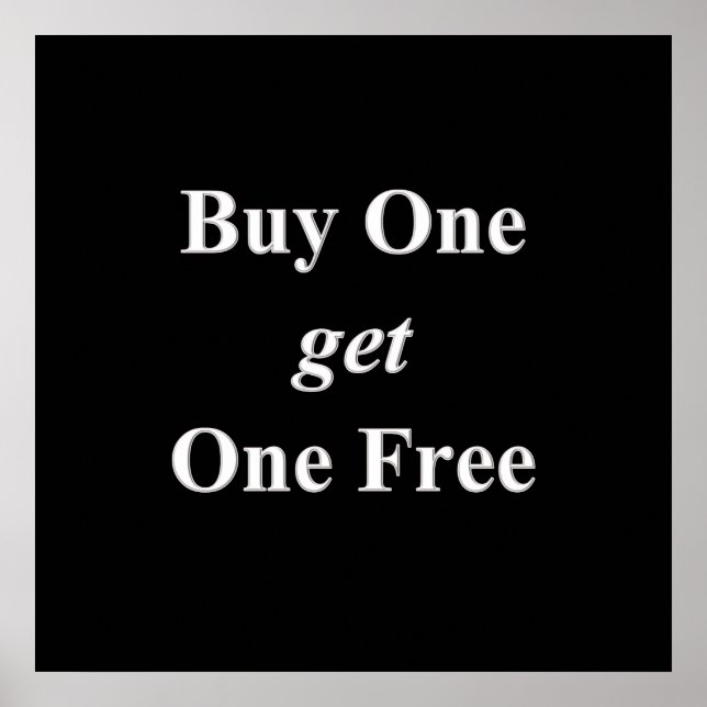 Acheter One Obtenez un Poster Matte gratuit (Devant)