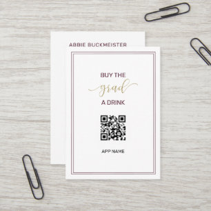 Achetez la carte de graduation photo Grad a Drink