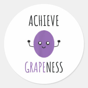 Achieve Gness - Kawaii Style G Classic Round Sticker