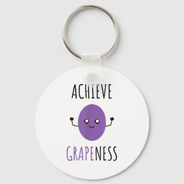 Achieve Gness - Kawaii Style G  Keychain (Front)