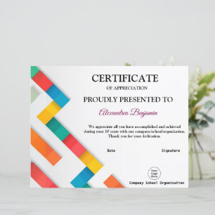 Achievement Appreciate Gold red