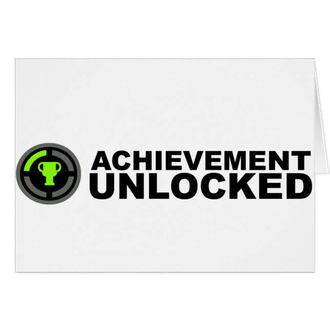 Achievement Unlocked (Front Horizontal)