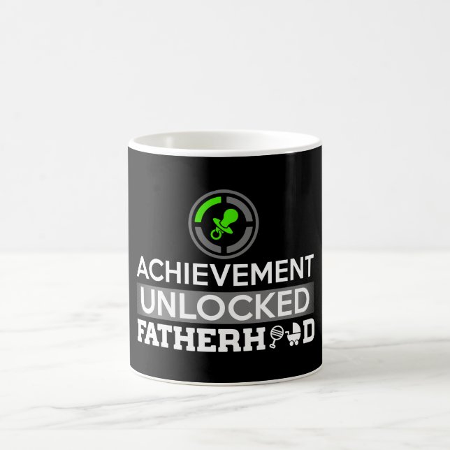 Achievement Unlocked Fatherhood Coffee Mug (Center)