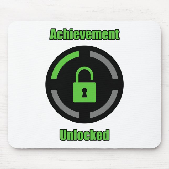 Achievement Unlocked Mouse Pad (Front)