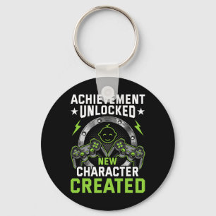 Achievement Unlocked New Character Created Video G Keychain