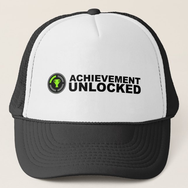 Achievement Unlocked Trucker Hat (Front)