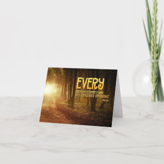 Achievements Inspirational Note Card