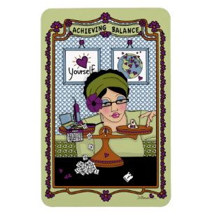 Achieving Balance_A_4x6 Refrigerator Magnet