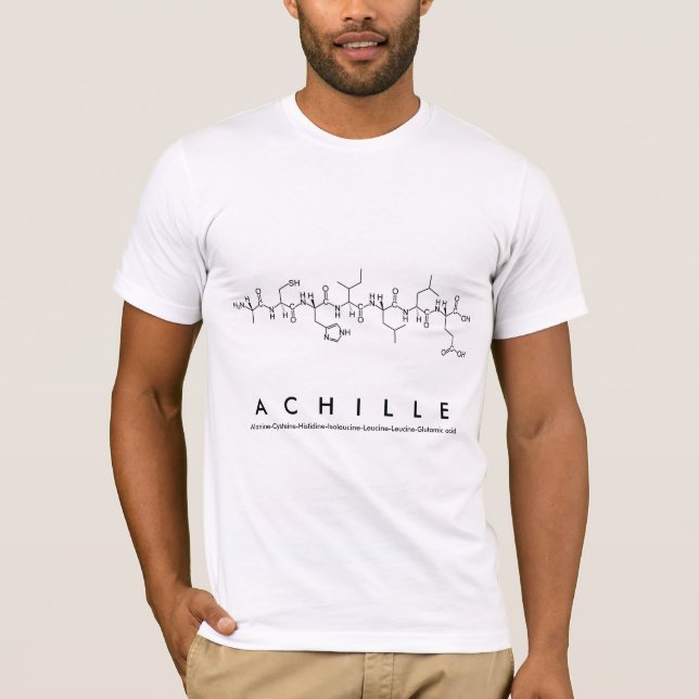 Achille peptide name shirt (Front)