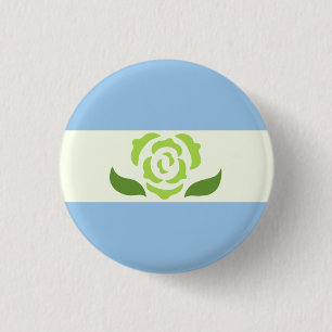 Achillean Pride Flag Badge 1 Inch Round Button