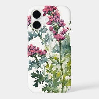 Achillée - Fleurs à l'aquarelle