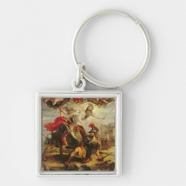 Achilles Defeating Hector, 1630-32 Keychain (Front)