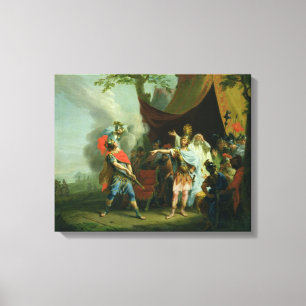 Achilles has a dispute with Agamemnon, 1776 Canvas Print