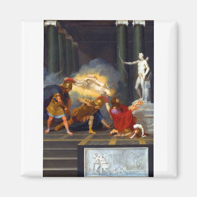 Achilles Heel Wounded Magnet (Front)