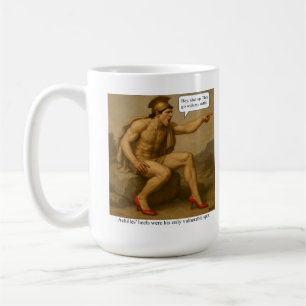Achilles’ heels were his only vulnerable spot  coffee mug