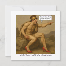 Achilles’ heels were his only vulnerable spot 