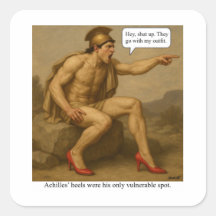 Achilles’ heels were his only vulnerable spot 