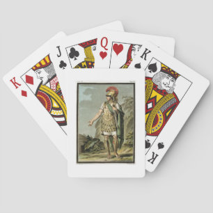 Achilles in Armour, costume for 'Iphigenia in Auli Playing Cards