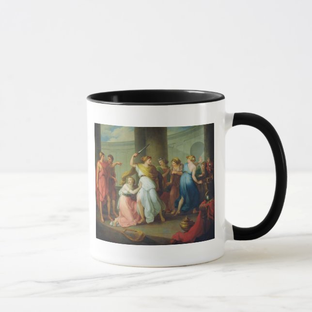 Achilles recognised, 1799 mug (Right)