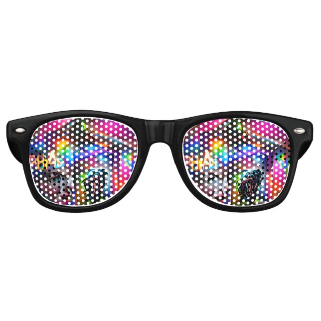 Achulophobia  retro sunglasses (Front)