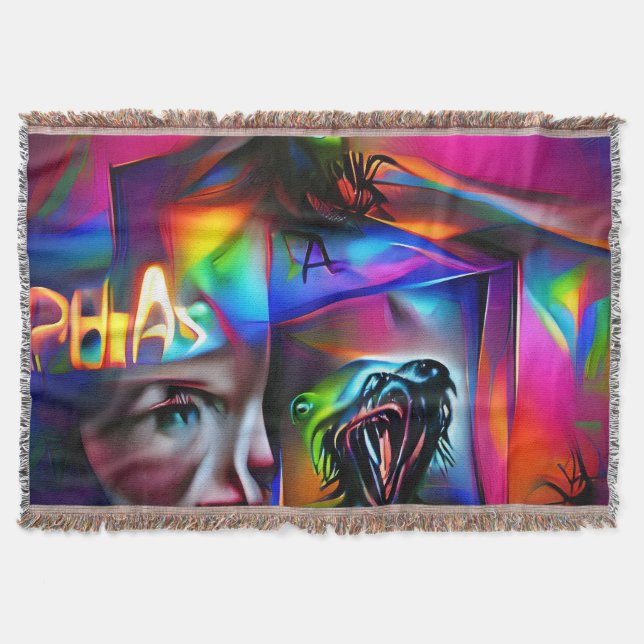 Achulophobia  throw blanket (Front)