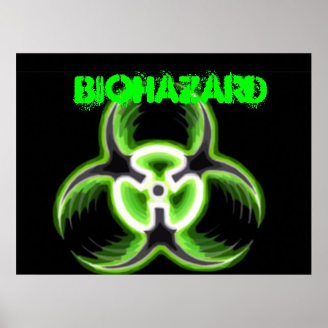 Acid Green Biohazard 08 Poster (Front)