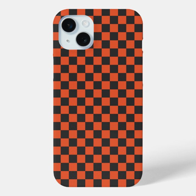 Acid green black checkerboard pattern Case-Mate iP iPhone Case (Back)
