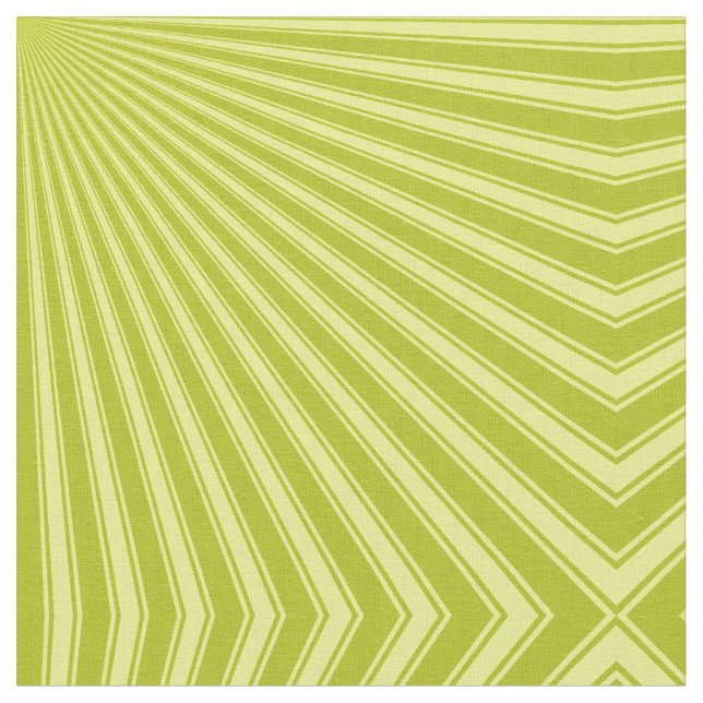 Acid green Colour Stripe Funky Pattern Fabric (Close Up)