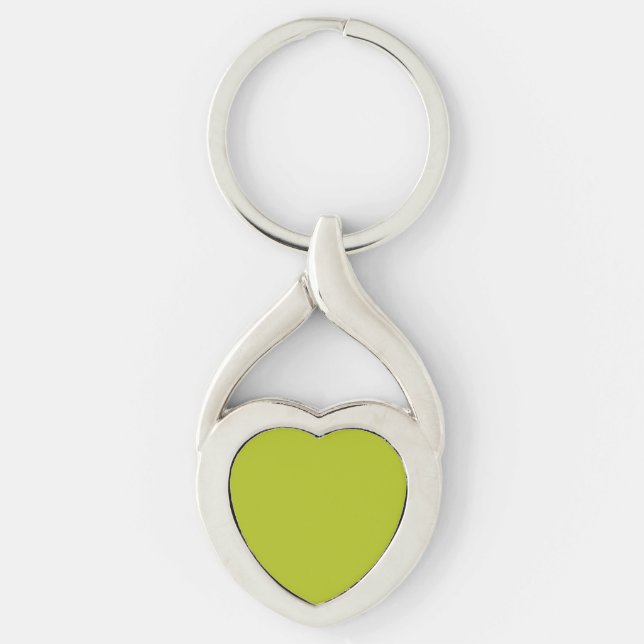  Acid Green (solid colour)  Keychain (Front)
