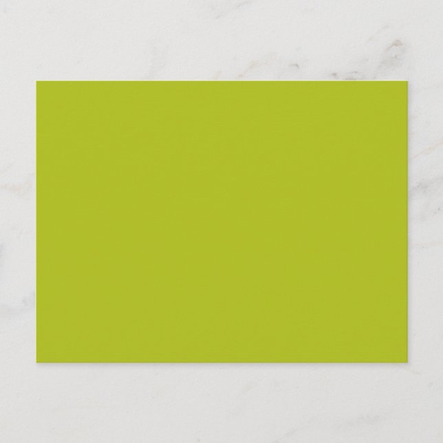 Acid Green (solid colour)  Postcard (Front)