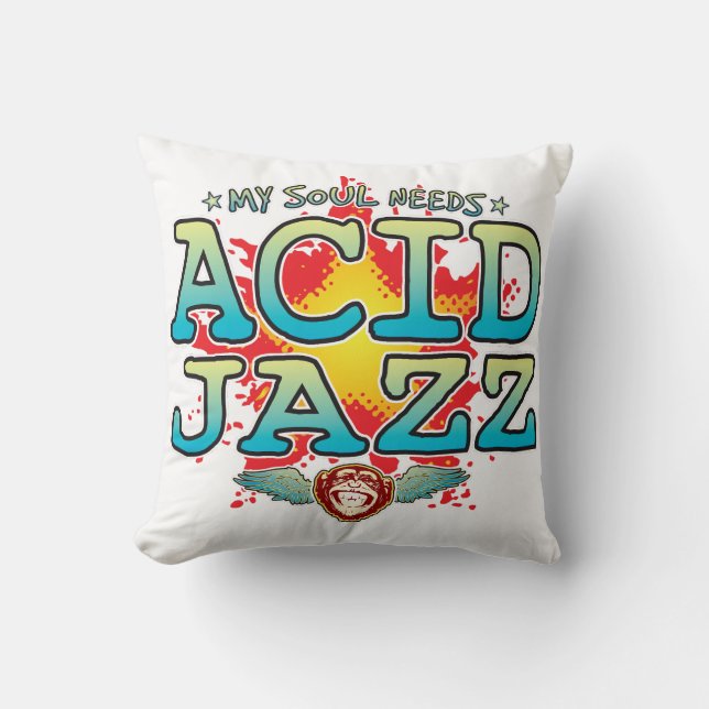 Acid Jazz Soul Cushion (Front)