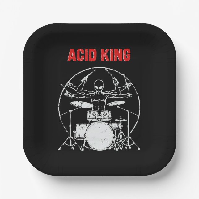 Acid King Paper Plate (Front)