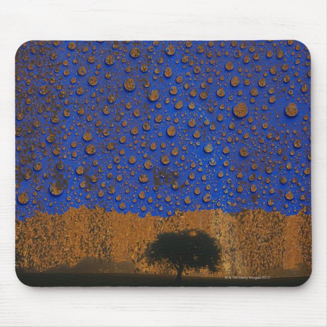 Acid rain & environmental pollution mouse pad (Front)