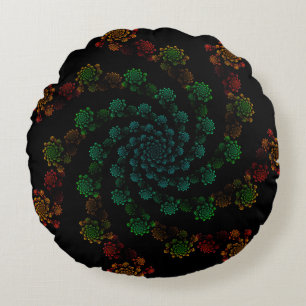Acid Round Pillow