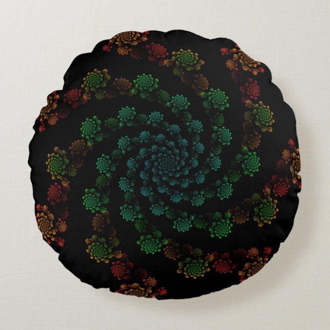 Acid Round Pillow (Front)
