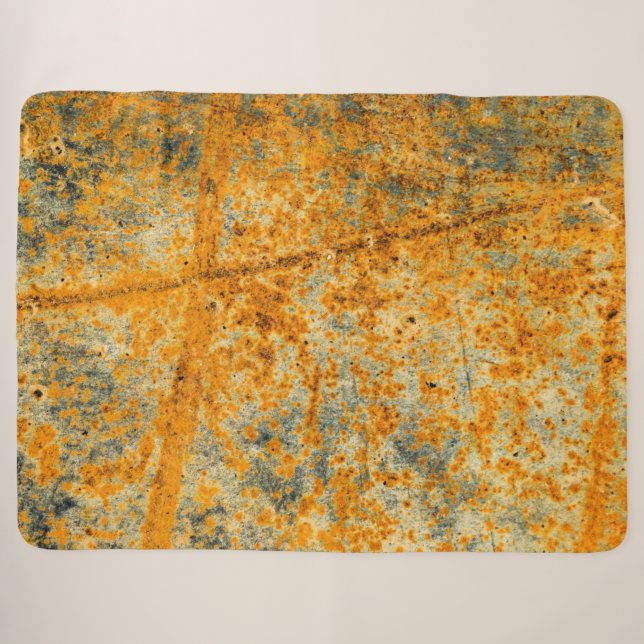 acid rust pathways sherpa blanket (Front (Horizontal))